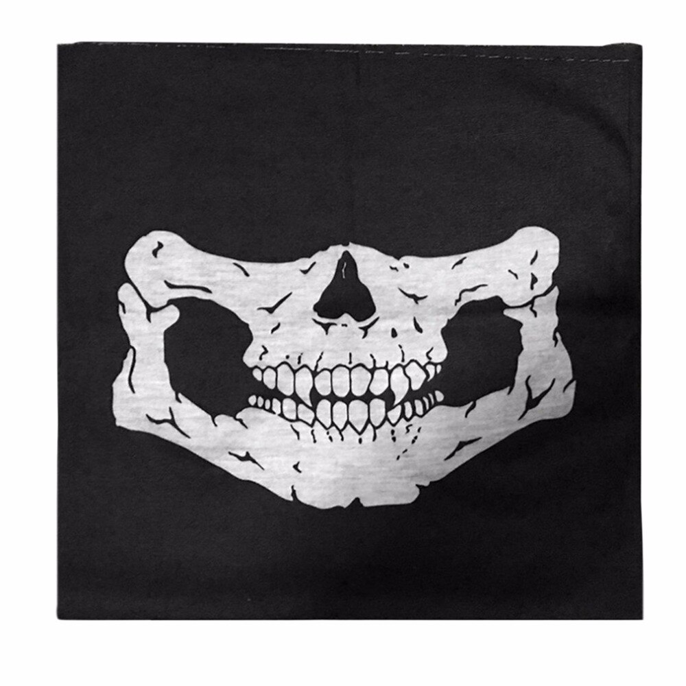 Skull Balaclava Traditional Face Head Mask Gator Black bike skateboard Hood Costume Party Headgear