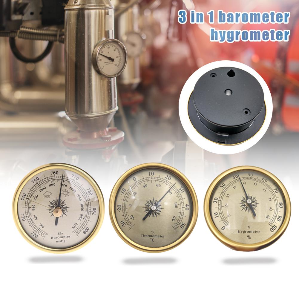 3 IN 1 Air Manometer Thermometer Vochtmeter Barometer Hygrometer voor Weersverwachting Weerstation Test Gereedschap Set