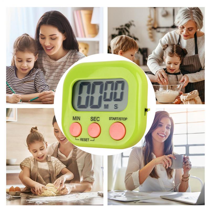 Kitchen Timer Small Digital Timer Magnetic Cooking Digital LED Display Countdown Timer Portable Cooking Classroom Timer