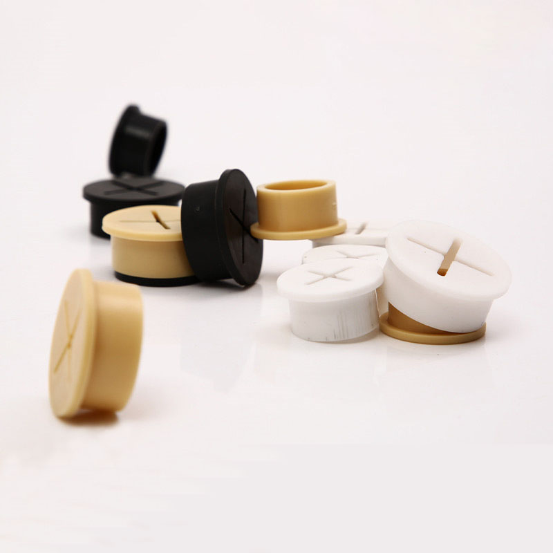 10 sztuk elastyczny kabel silikonowy przelotki gumowe przelotki na stół robić komputera pokrywa otworu konsola TV i meble pokrywa otworu