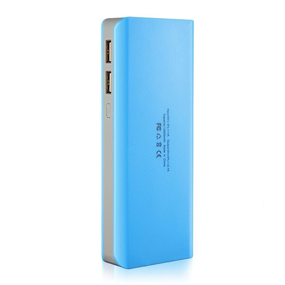 Power Bank External Batteries Portable Mobile Phone Backup Bank with Two USB Interface Charger Portable Power Bank for 13000mah