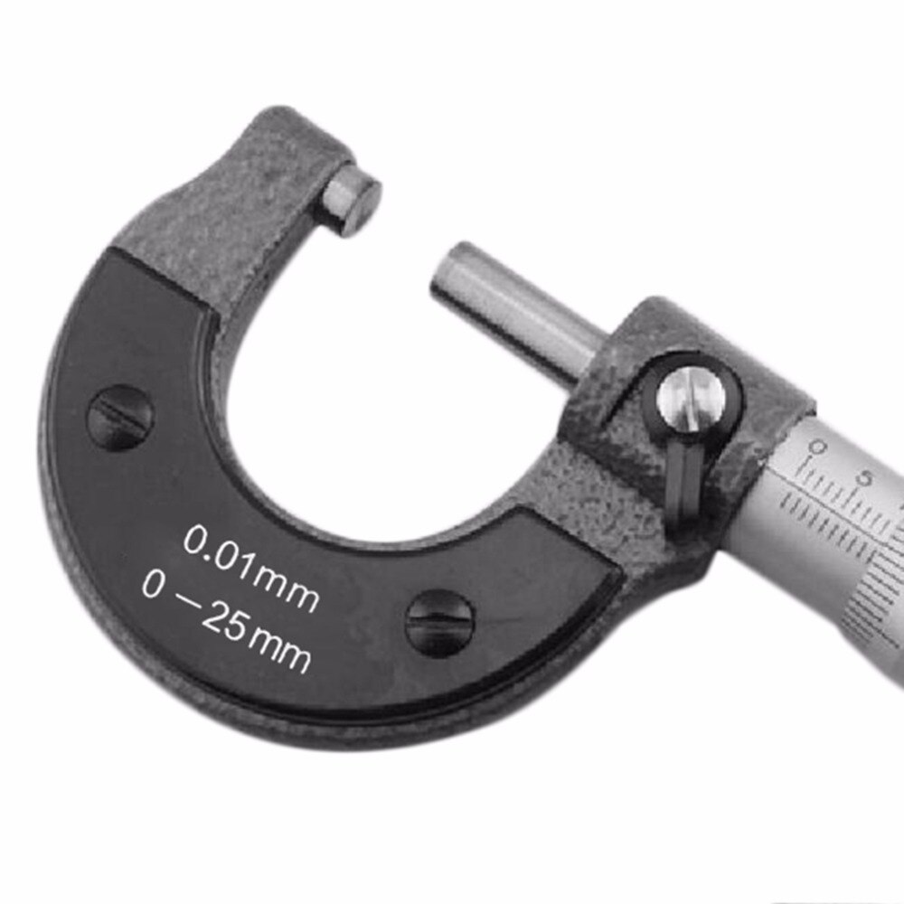 Outside External Metric Gauge Micrometer Machinist Measuring 0-25mm