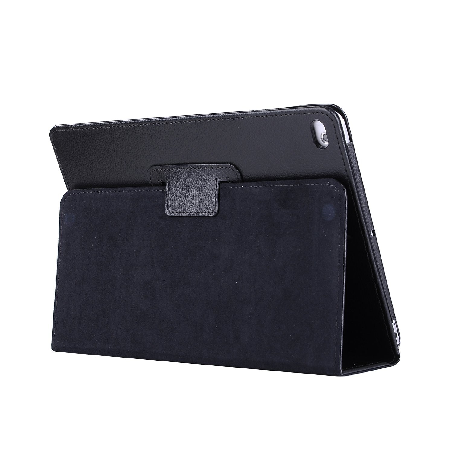 Pour ipad pro 10.5 étui A1701 A1709 A1852 Foilo support housse en cuir pour ipad air étui A2152 A2123 étui pour tablette Funda: for iPad pro  Black
