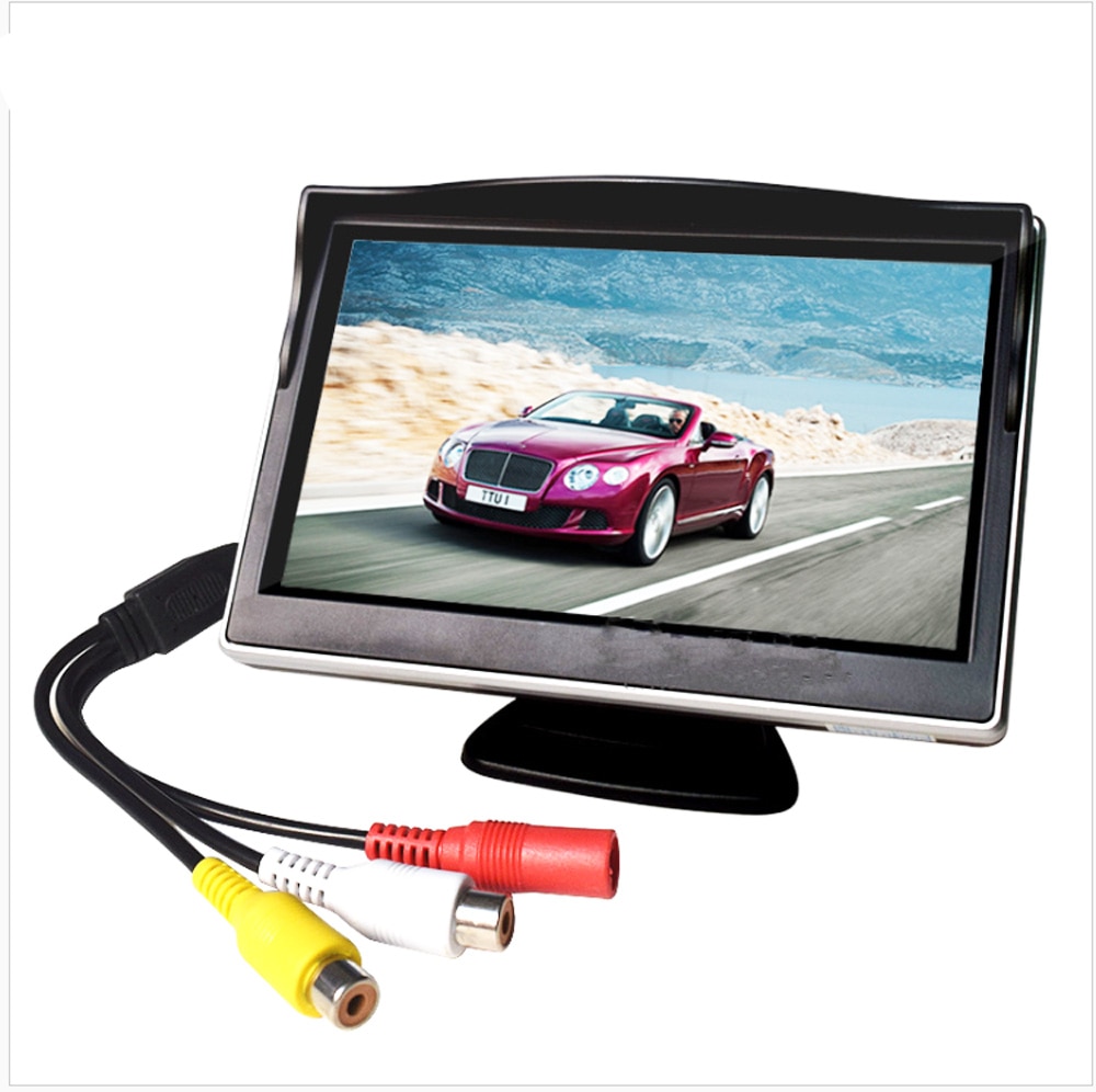 5,0 ''zoll HD Auto LCD TFT Farbe Monitor Bildschirm Für Auto umkehren Kamera Video System LCD Monitor
