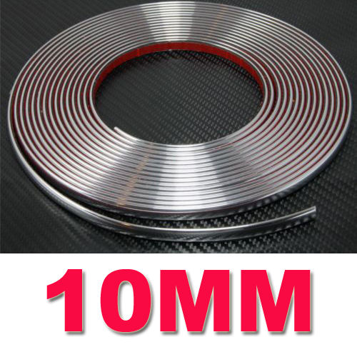 10mm x 15m auton kromi muotoilu koristelista koristelista teippi auto itse tehty suojatarra liima sopii useimpiin autoihin