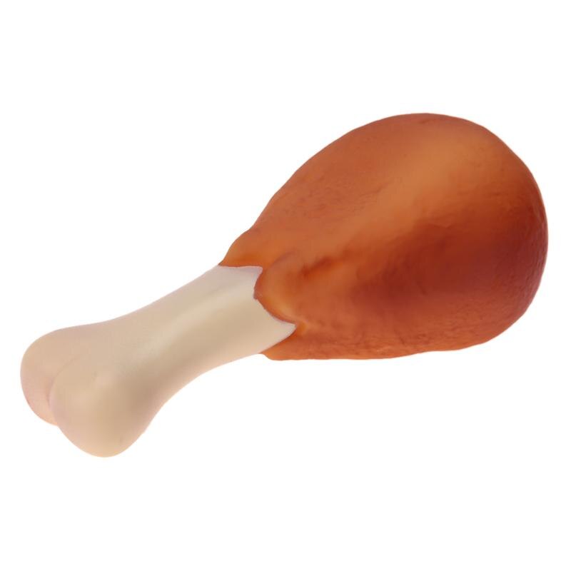 Mascota perro de juguete goma pata de pollo cachorro sonido Squeaker masticar juguetes para perros cachorro gato interactivo suministros para mascotas productos para perros