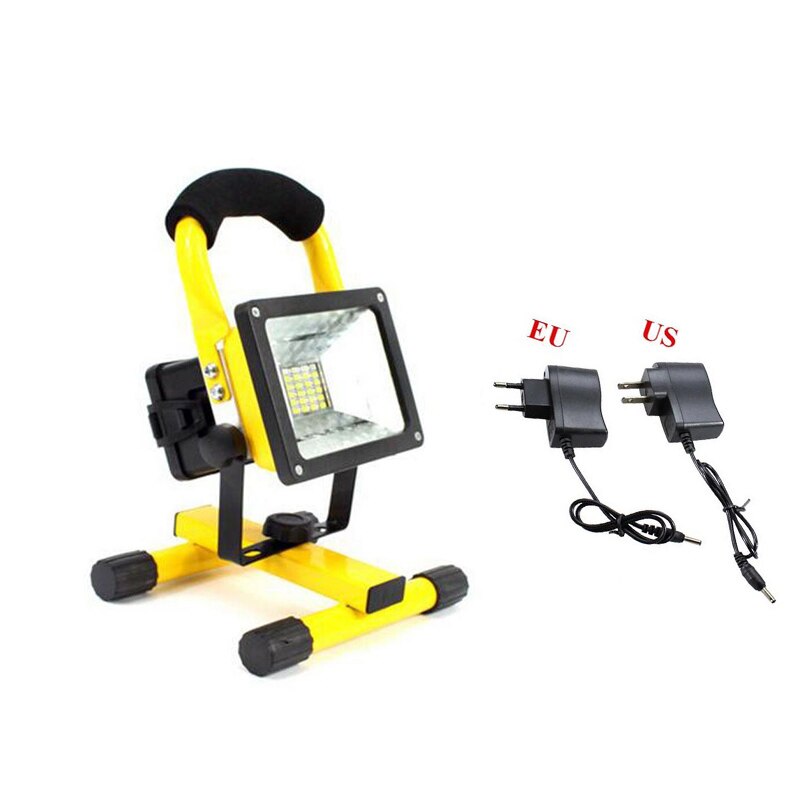 30W Waterproof Flood Light Outdoor 24 Led Reflector Portable 220v Rechargeable Spotlight Floodlight Work Light Construction Lamp