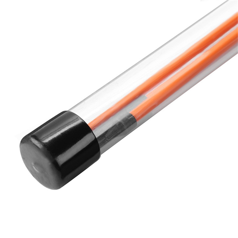 2Pcs/Pack Golf Alignment Stick Putting Training Aid To Improve Golf Skills Ball Position Scores Swing Plane Orange Fiberglass