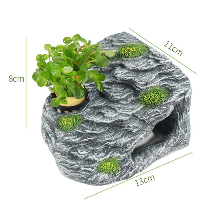 Turtle climbing platform Plastic Turtle Pier Dock Basking Platform Shelf Decoration Crawler Roof Terrace Island Climb Aquarium: Mini  tree