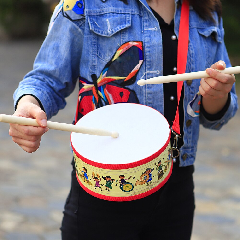 Hout Drum Kids Kinderen Educatief Puzzel Percussie Muziekinstrument Speelgoed Lichtgewicht Draagbare Muziek Element