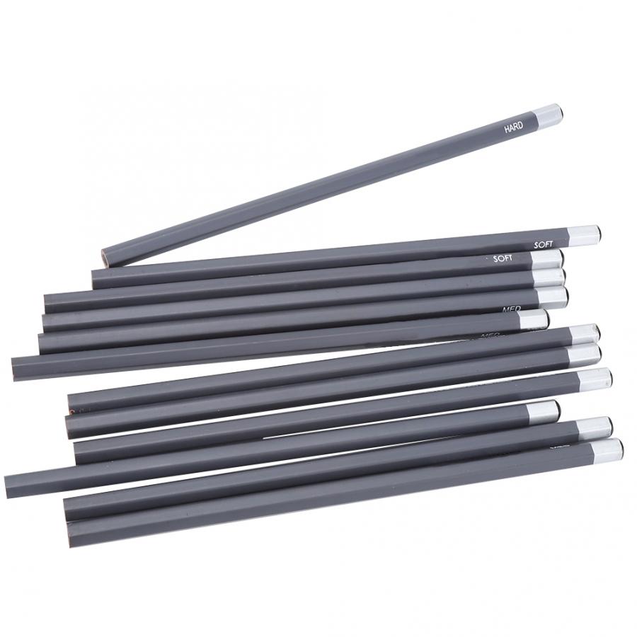 12Pcs Sketch Pencil Wood Soft/Medium/Hard Painting Pen Drawing Stationery Art Supplies Sketching Tool