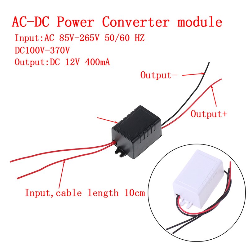 AC-DC 110V 220V 230V To 12V 400MA Converter Power Supply Module Adapter