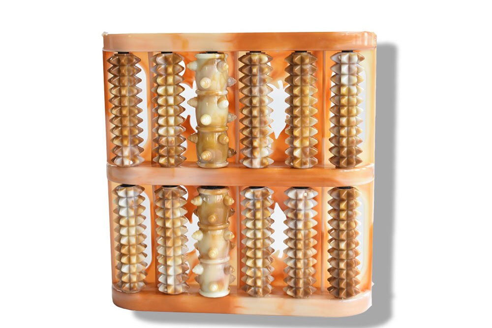 EEN voet massager Roller voet massage acupunctuurpunten te wrijven rij De voeten meridianen pedicure voetmassage H0063: foot massage