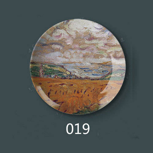Dekorplater 8 tommer louis valtat oljemaleri dekorative kunstplater hjem vegg hall hengende: 19
