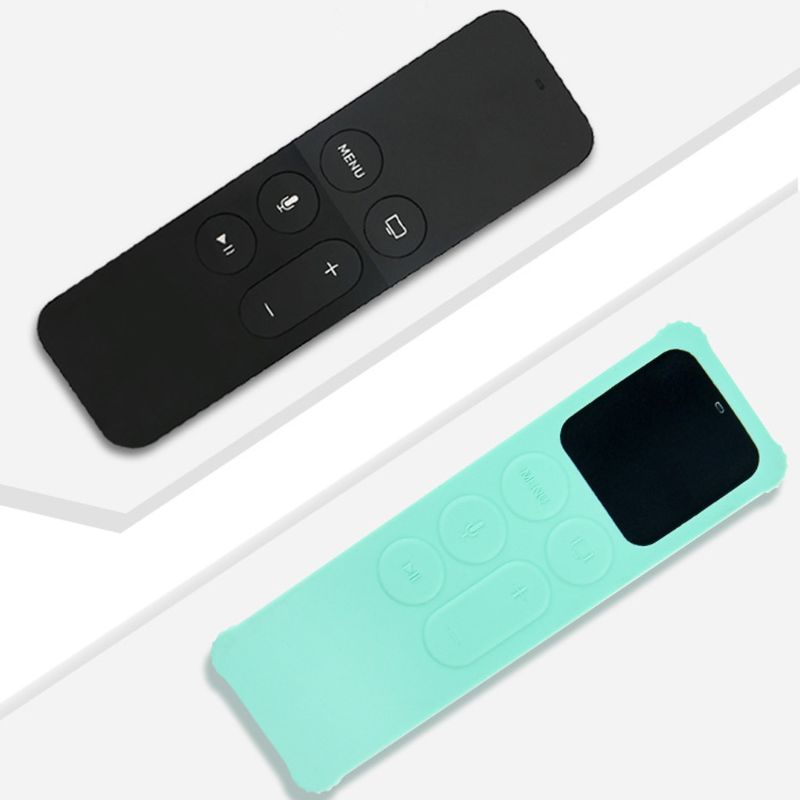 TV Afstandsbediening Zachte Siliconen Beschermhoes Cover Sleeve Skin voor Apple TV 4 4th Remote Case 270B