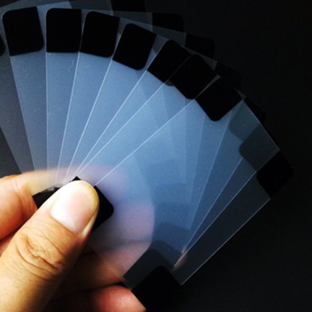 Four-corner Design Crystal Cards BOLLAER Transparent Crystal Playing ...
