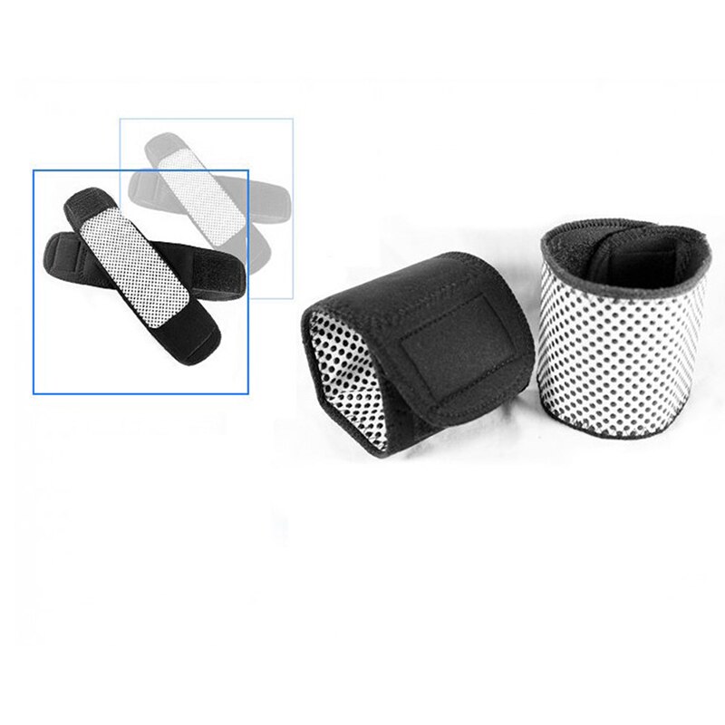 Attelle de poignet auto-chauffante, 1 paire, ceinture de Protection magnétique en Tourmaline pour sport