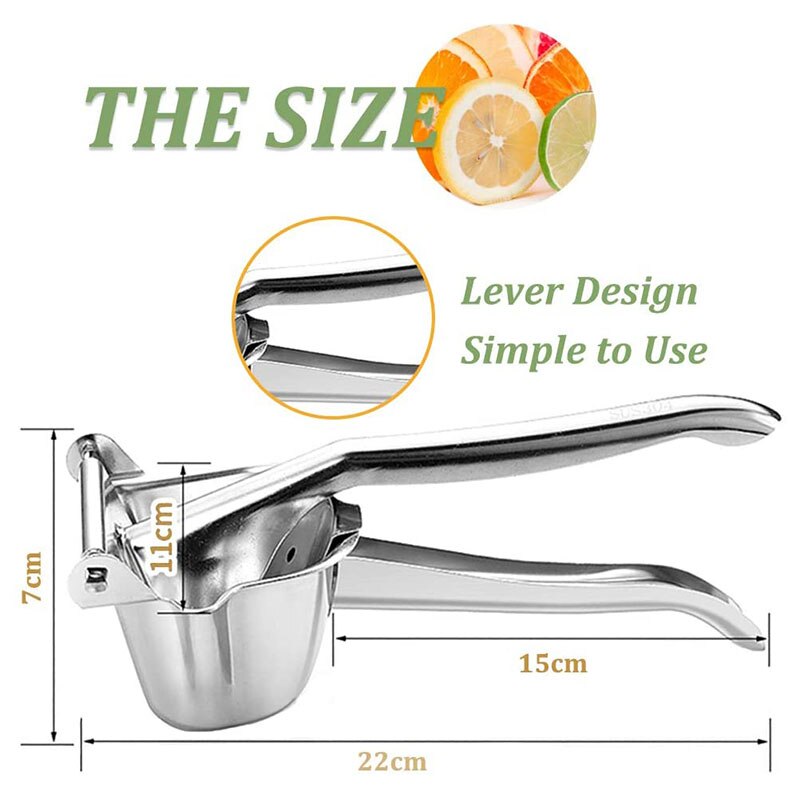 Citruspers, Handmatige Juicer, Hand Juicer, Premium Fruit Sapcentrifuge Handpers Squeezer Zware Citrus Extractor