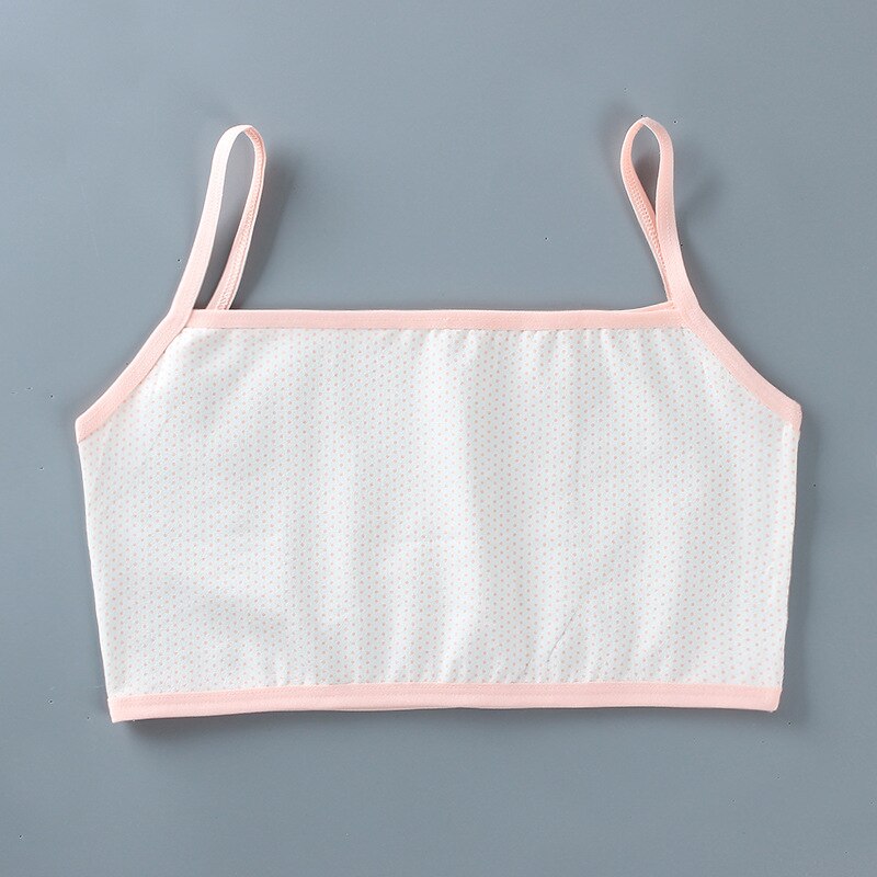 Soutien-gorge tubulaire en coton pour filles de 7 à 15 ans, sous-vêtements, collection printemps-été, 3 pièces