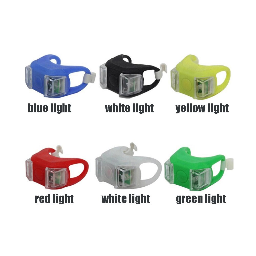 Baby Kinderwagen Zubehör Silikon LED Warnung Licht freundlicher Sicherheit Fahrrad Lampe Fahrrad Vorderseite Licht Für kinderwagen Rad Licht Förderung