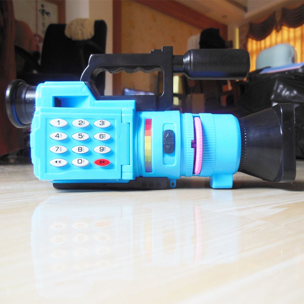 Mini Simulatie Projector Camera Torch Educatief Licht-Up Speelgoed Muziek Voor Kinderen Ontwikkelen Spelen Slapen Verhalen Voeren Kind