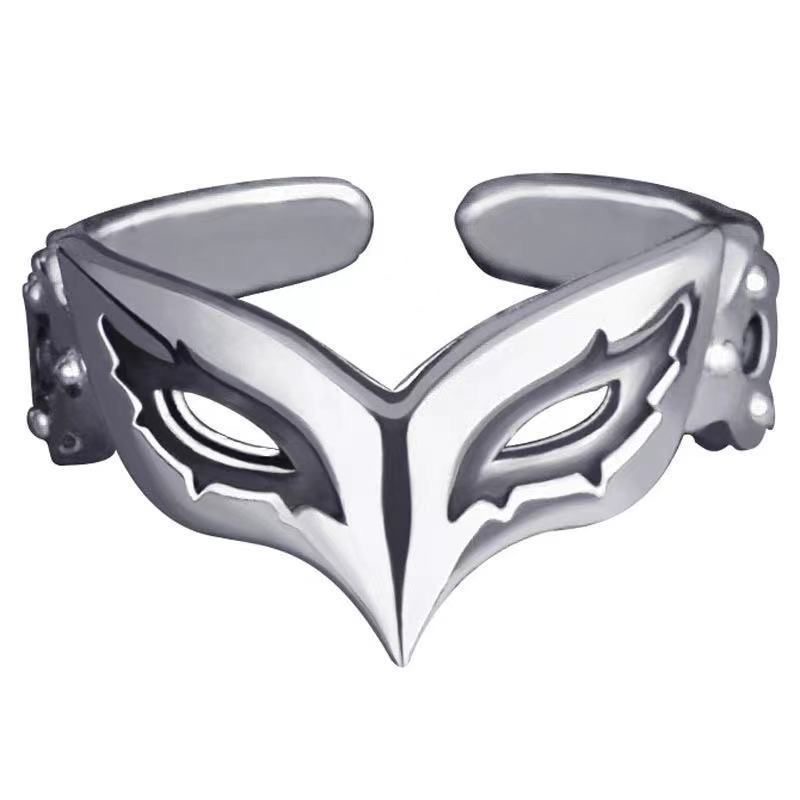 PERSONA Be Your True Mind JOKER Masker Cosplay Ring Unisex Verstelbare Opening Ringen Sieraden Accessoires: Default Title