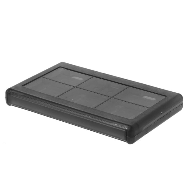 12+2 Slots Protective Case Game Memory Cards Cartridge Holder Storage Box Organizer Portable for Switch WXTA