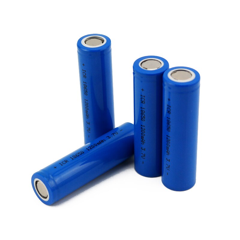 Pris 18650 batteri 3.7v genopladeligt li-ion batteri 1200 mah 1500 mah 1800 mah 2000 mah 2200 mah 2600 mah meget billig  (1 stk)