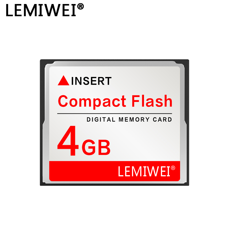 Cartão de memória Lemiwei 256MB 512MB Cartão flash compacto 1GB 2GB 4GB Cartão CF 8GB 16GB 32GB 64GB Cartão Compactflash para câmera