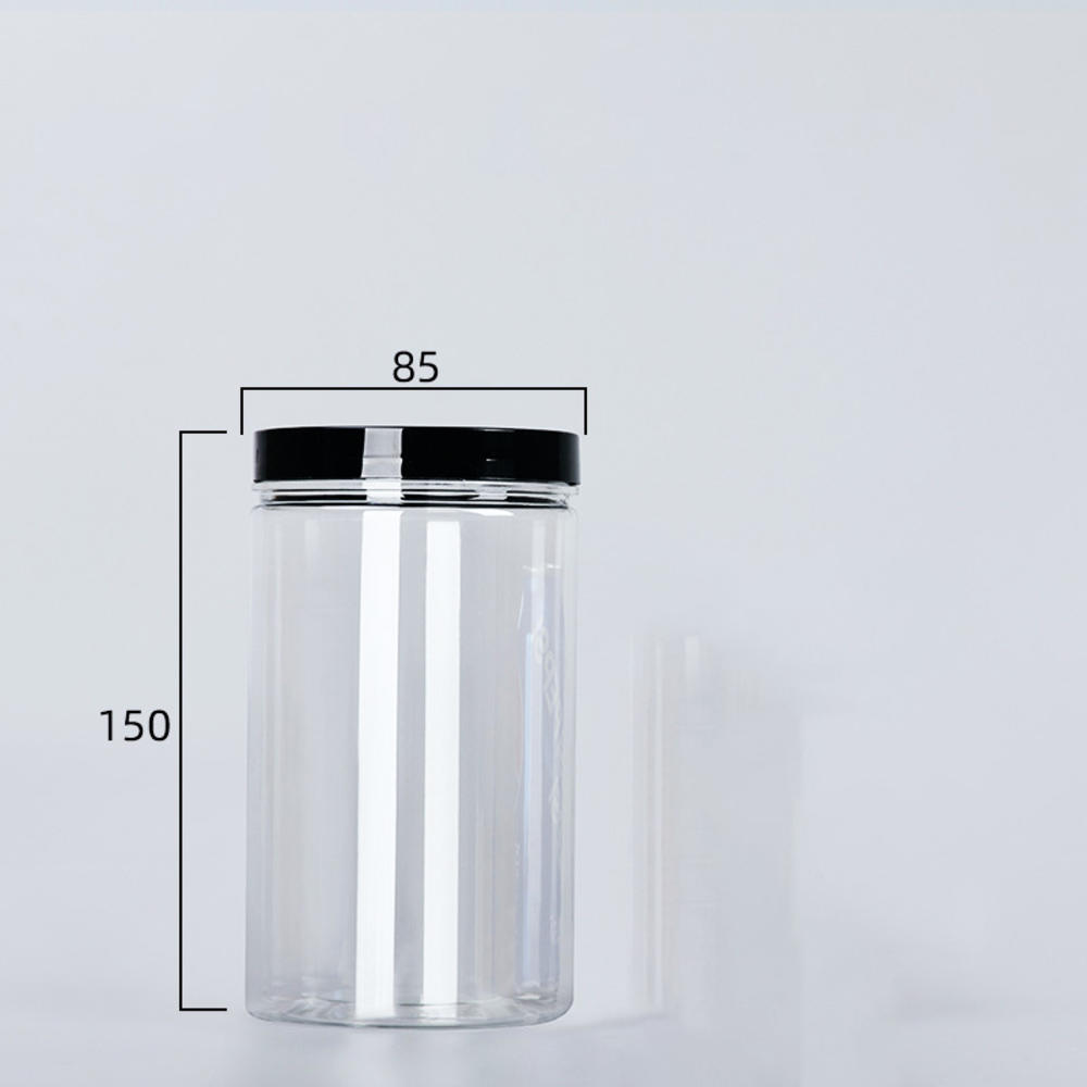 Clear Sealed Can With Lid Food Smell Odor Proof Storage Packaging Bottle Coffee Beans Seasoning Container Kitchen Accessories