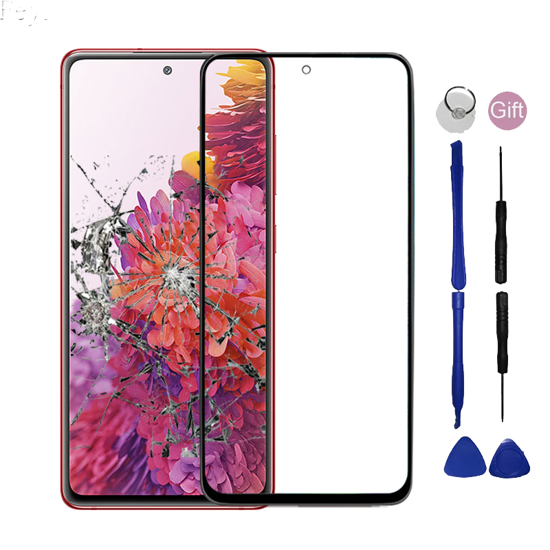 Voor Samsung Galaxy S20 Fe Voorpaneel Voor Samsung Galaxy S20 Fan Bewerken 5G Touch Screen Outer Glas Niet lcd Display Sensor