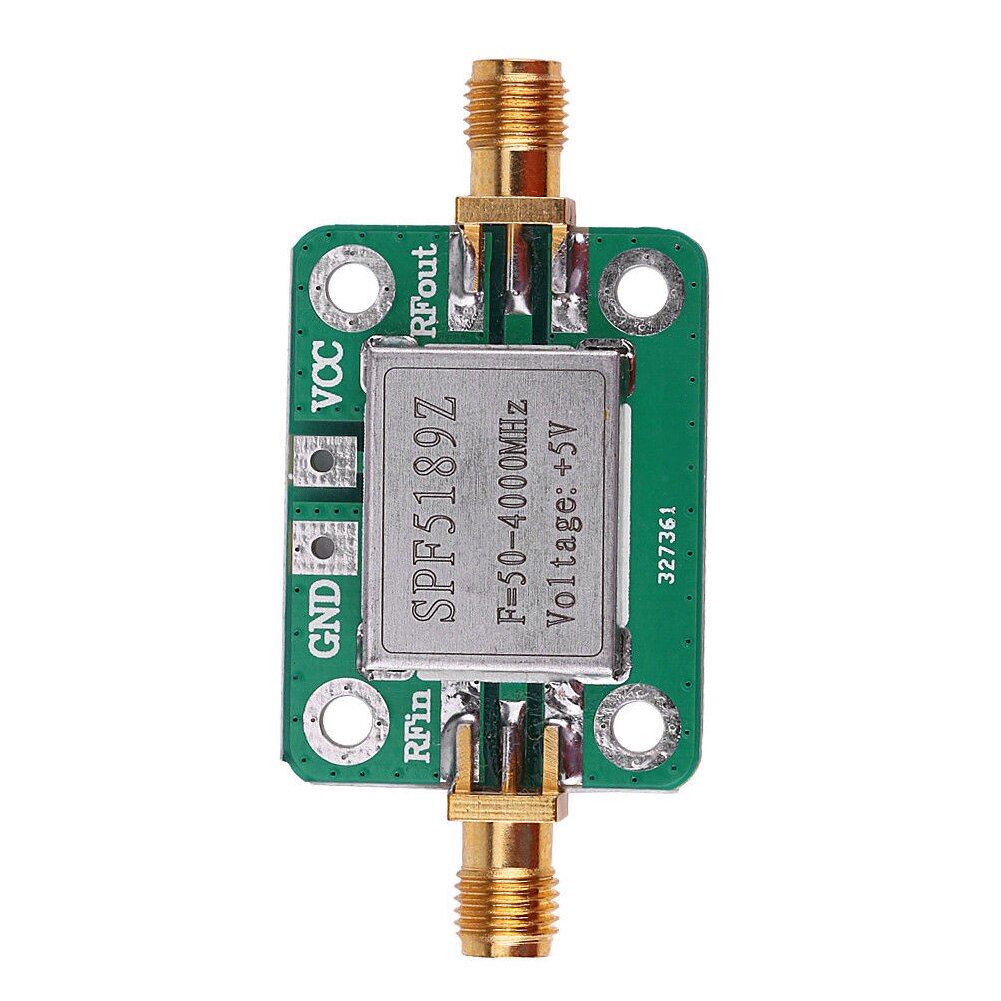 SPF5189 Signal Receiver 50-4000MHz Amplifier Module Low Noise Wideband LNA Transmitter Practical RF Wide Use Broadband