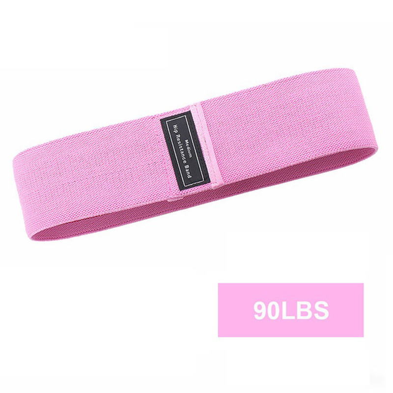 Elastische Bänder Fitness Widerstand Bands Yoga Pilates Hüfte Kreis Expander Bands Fitnessstudio Ausbildung Hause trainieren Ausrügestochen: Schwarz