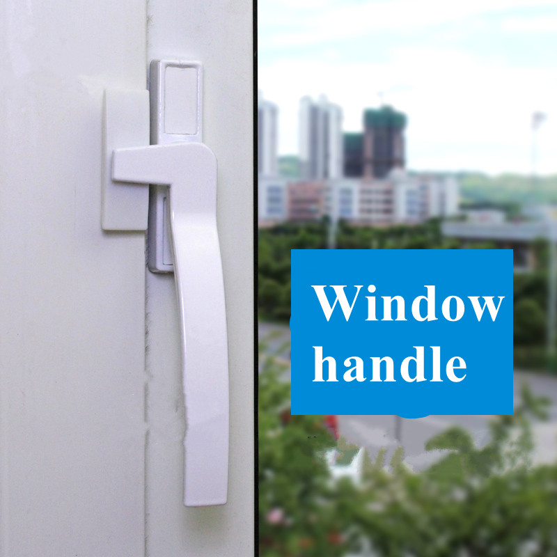Aluminum alloy casement window handle latches plastic steel push open door window lock buckle replacement parts window stopper: right