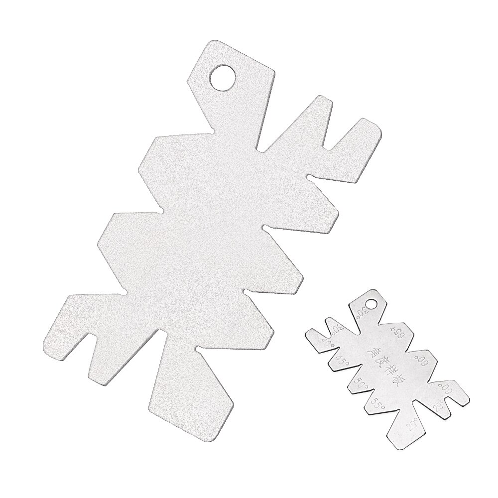 Stainless Steel Machining Threads Screw Cutting Gauge Angle Arc Model Angles Measure Tool