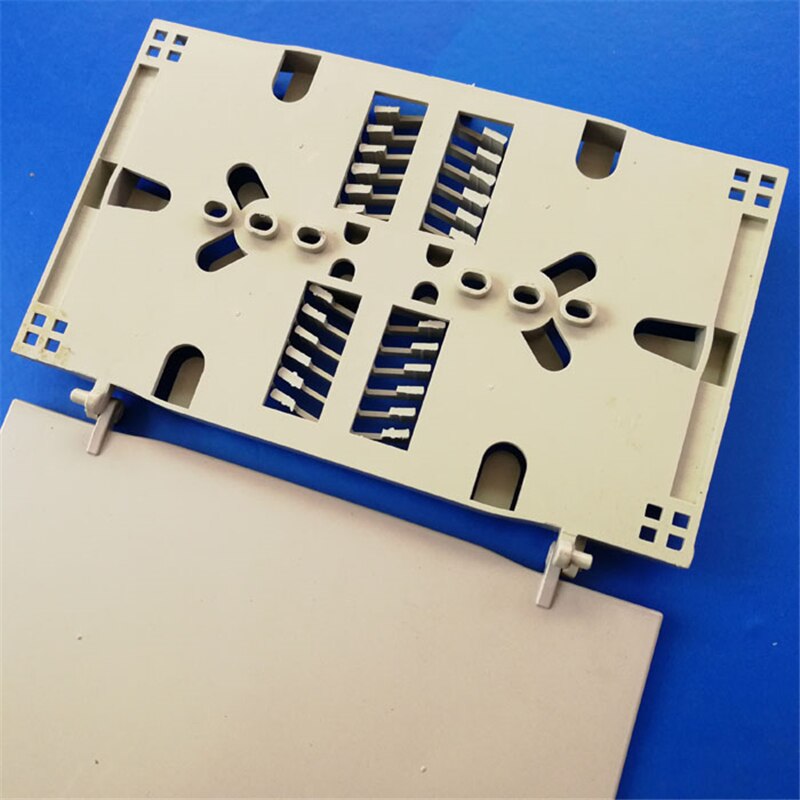 20pcs 12 cores fiber splice tray for ftth cable ftth optical plastic cassette splice tray factory sales ELINK