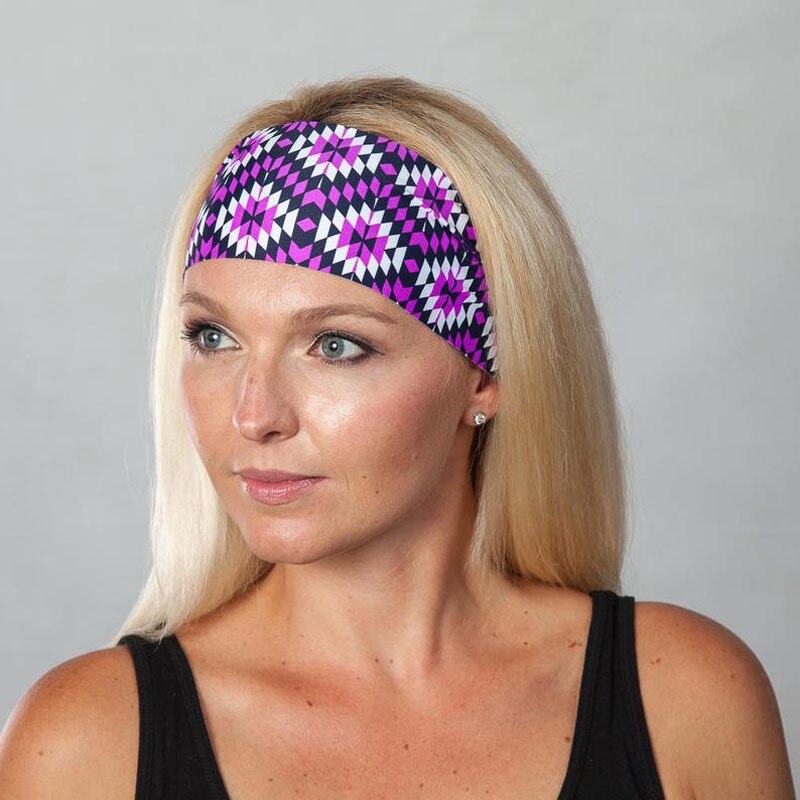 Bohemia print wide stretch kvinder hår caps hovedbeklædning hovedbeklædning turban hovedbeklædning bandage hår bandana hår styling tilbehør