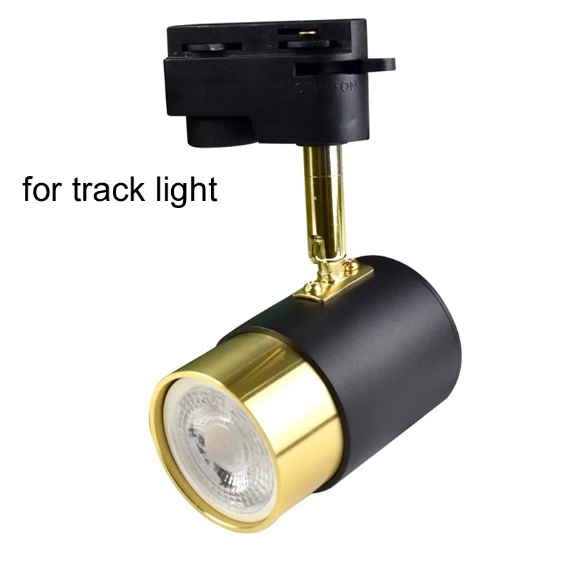 GU10 LED Ceiling Light Spotlight House Decoration Corridor Track Lamp Angles Adjustable Decor Rail Ceiling Lamp Lighting Fixture: dark green