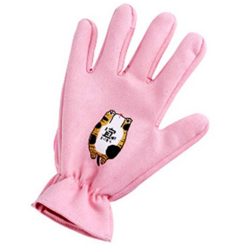 Silikon Katze Handschuhe Für tiere Hundesalon Katzen Kamm Reinigung Entfernung Haar Pinsel Massage Haustier Zubehör Haar Versorgung: Rosa links