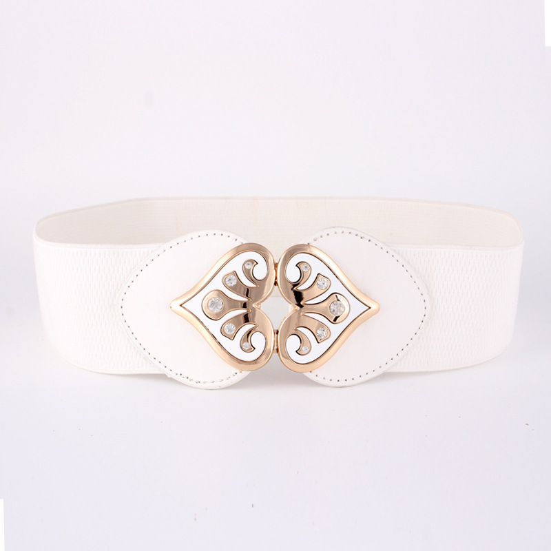 Wanneer We Retro Lederen Riem Wit Bruin Zwart Bred... - Grandado