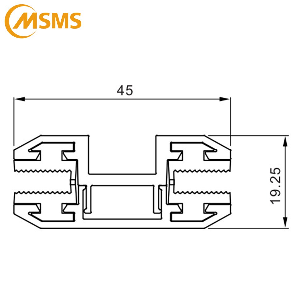 PV Mounting Bracket Aluminum Clamp Mid & End Clamp For Thin Film Solar Panel