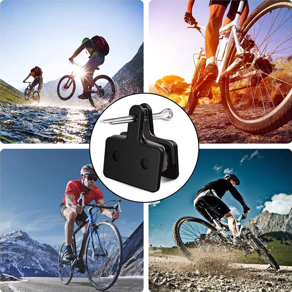 Disc Brake Pads Hydraulic 4 Pairs Semi-Metallic Bicycle Easily Installation Personal Bicycle Parts for BR-M375 M445 M446