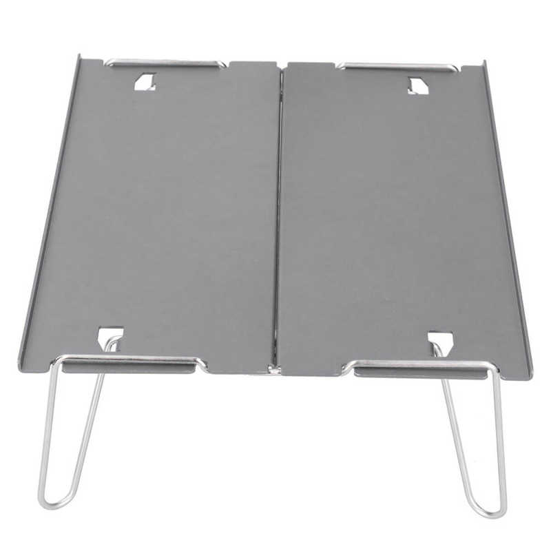 Sammenklappeligt campingbord picnic folde bord aluminiumslegering ultralette udendørs møbler camping vandre desk rejse picnic bord