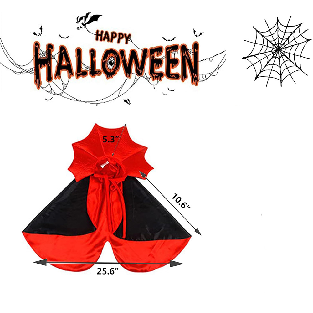 Halloween Huisdier Cosplay Vampier Kostuums Voor Kleine Katten Honden Cape Kitten Puppy Jurk Kawaii Kleding Foto Rekwisieten Cadeau
