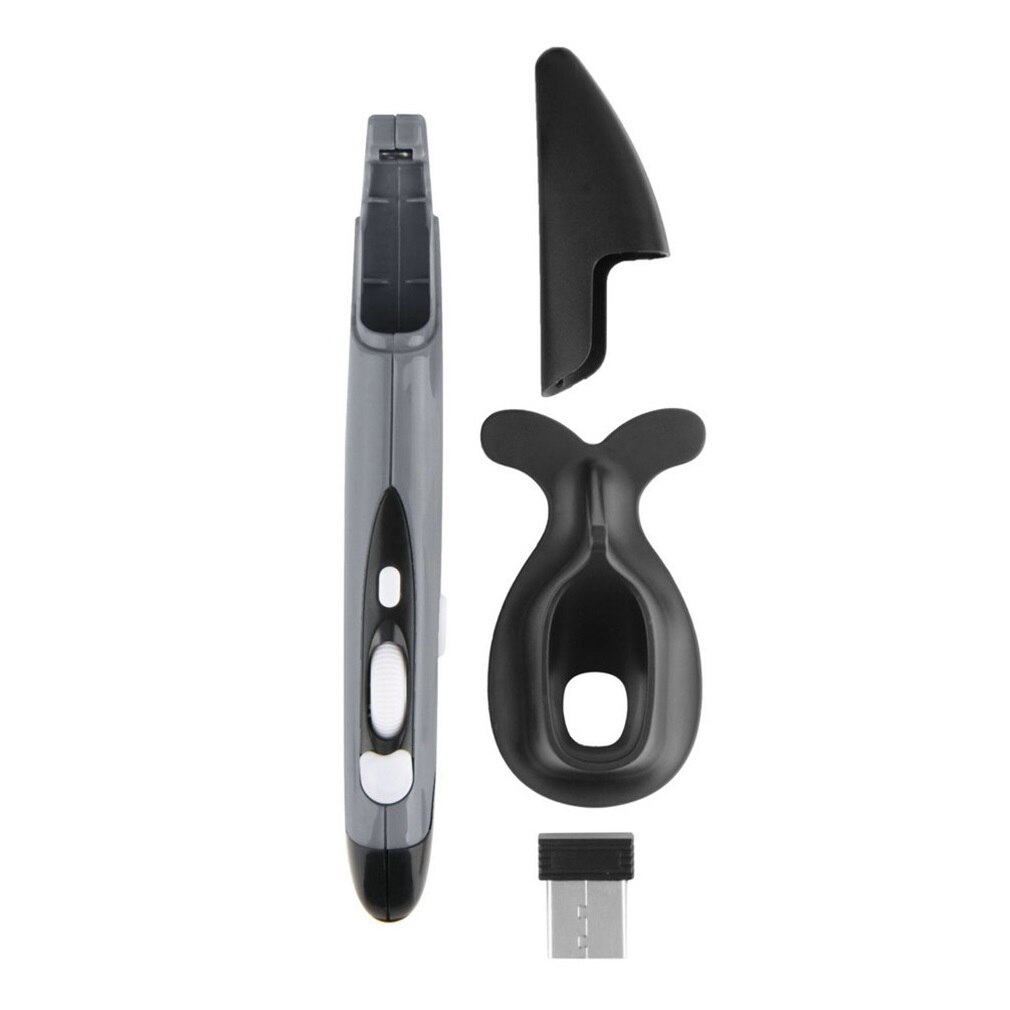 Mini 2.4 ghz trådløs optisk pen mus justerbar 500/1000 dpi til pc android computer pen mus