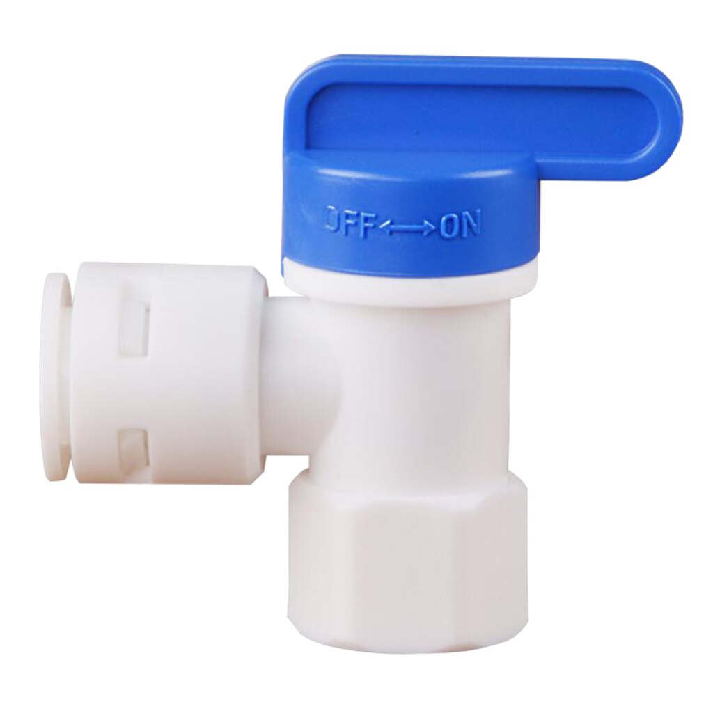 Water Purifier RO Filter System Tank Ball Valve ID 1/4" to 3/8" Leak Free