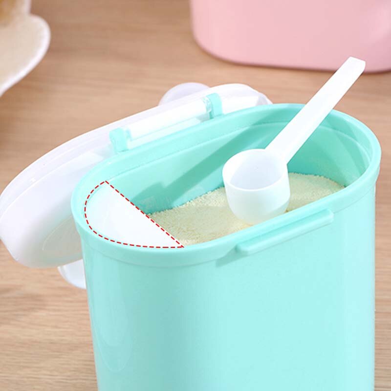 Baby Milk Powder Container Portable Formula Food Storage Cartoon Safety PP Big Capacity Makeup Feeding Bottles