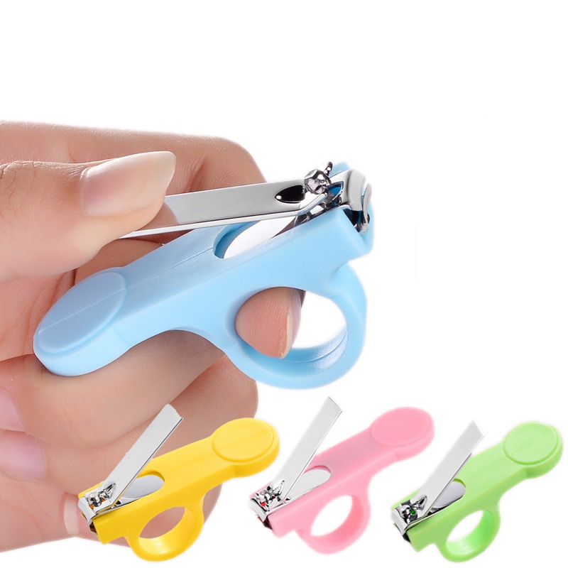 Children Pocket Finger Toe Nail Clipper With Magnifier Magnifying Glass for Babies Children & Adults Baby Manicurem Nail Care