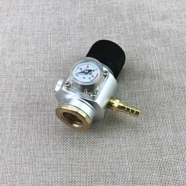 Homebrew gass regulator 90 psi  co2 mini regulator for sodastream  co2 flaske