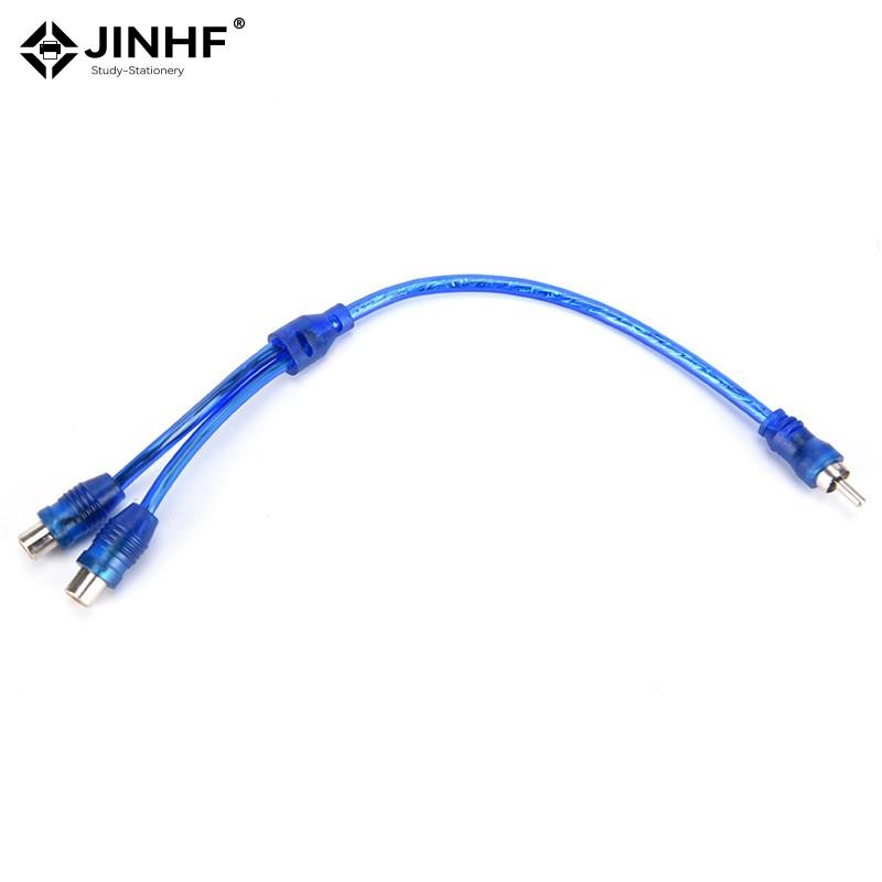 1 stücke Rca Audio- Kabel "Y" Adapter Splitter 1 Stecker Auf 2 Weibliche Audio- Linie Stecker